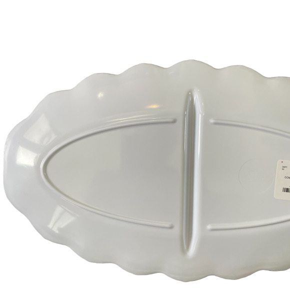 Shabby Chic MELAMINE Pink Tulips Flowers Spring 15" Serving Tray Platter NEW - Picture 6 of 6